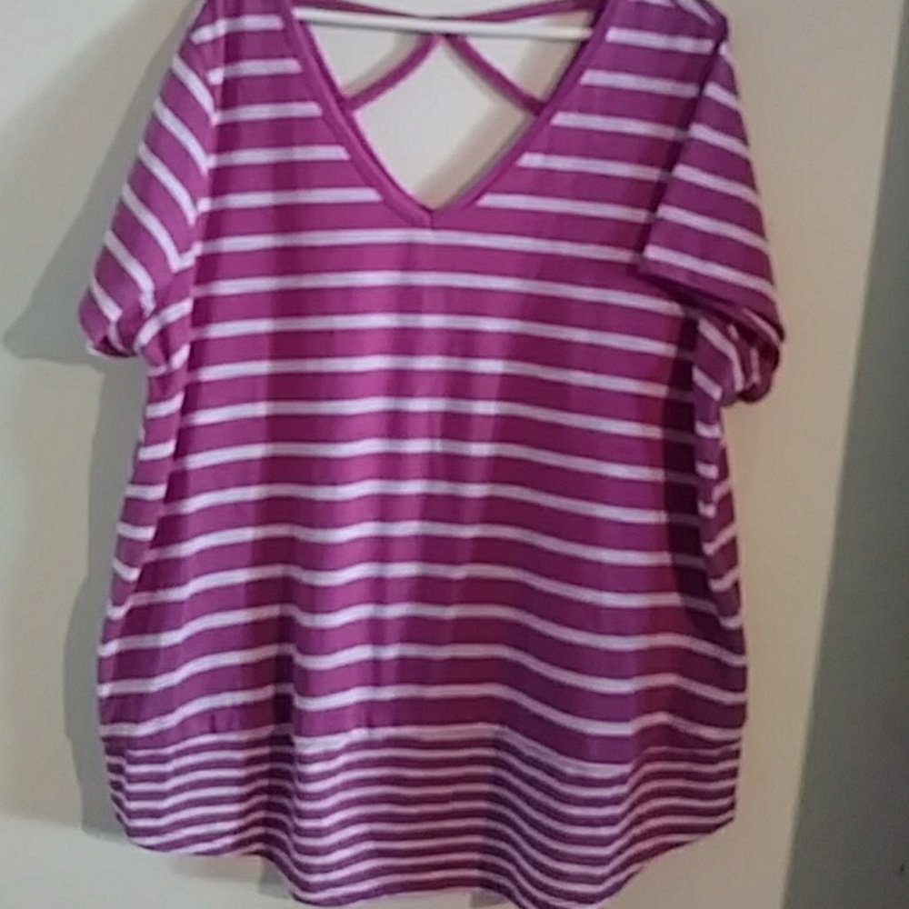 Lane Bryant strappy t-shirt sz 22/24
